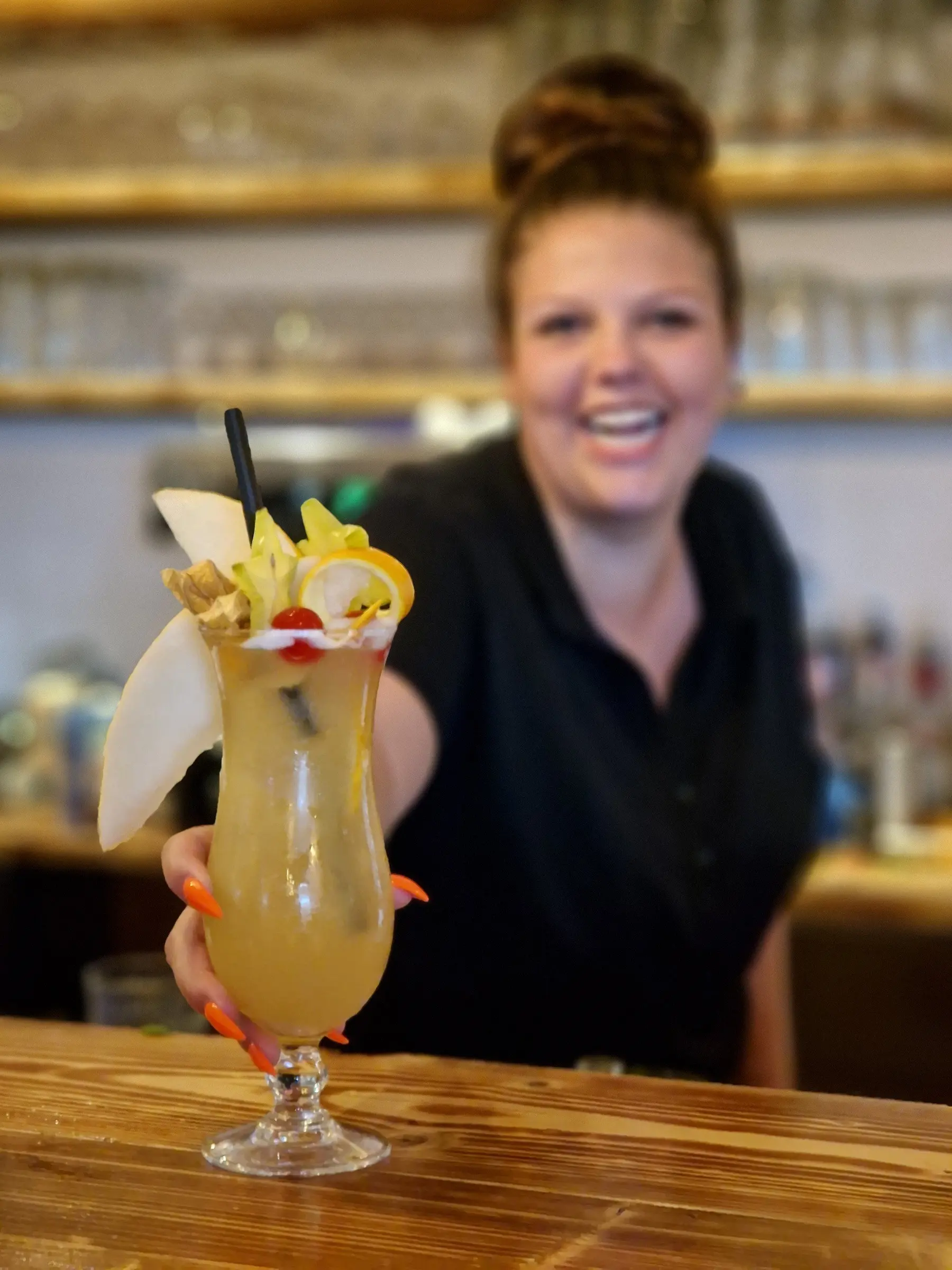 Cocktails aan de bar in Der Stackmeister